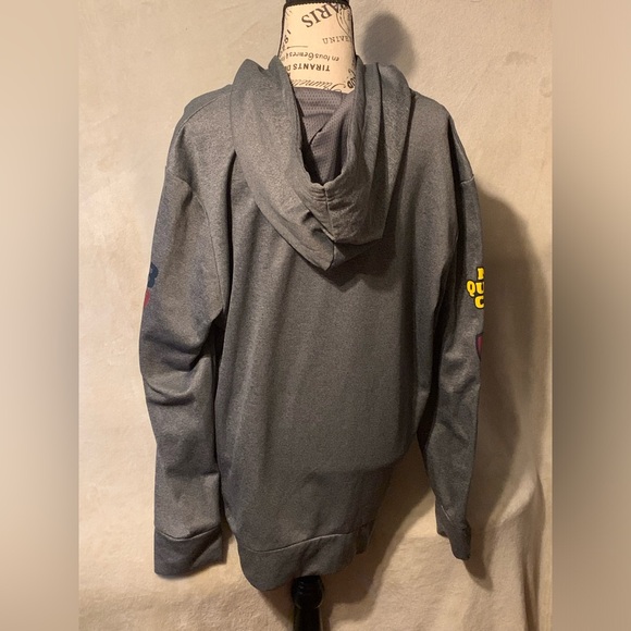 FC Barcelona Gray XL Hooded Sweatshirt - Picture 3 of 10